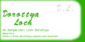 dorottya loch business card